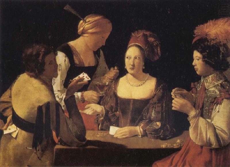 Georges de La Tour The Card-Sharp with the Ace of Spades china oil painting image